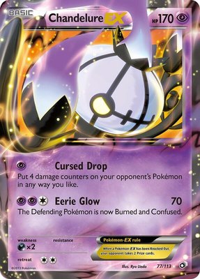 Chandelure EX, Legendary Treasures