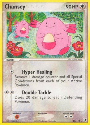Chansey, EX Unseen Forces