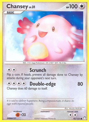 Chansey, Mysterious Treasures