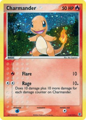 Charmander, EX FireRed & LeafGreen