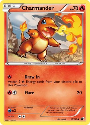 Charmander, Legendary Treasures