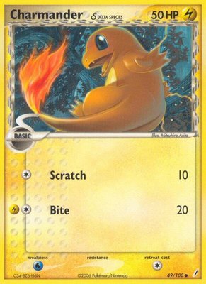 Charmander (Delta Species), EX Crystal Guardians