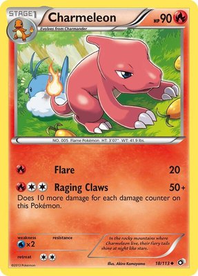 Charmeleon, Legendary Treasures