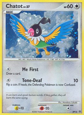Chatot, Diamond and Pearl Promos