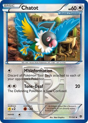 Chatot (Team Plasma), Plasma Blast