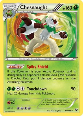 Chesnaught, XY Base Set