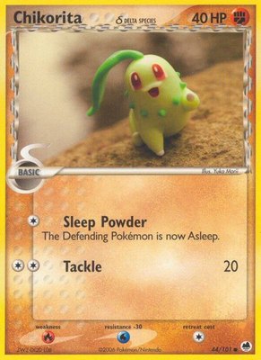 Chikorita (Delta Species), EX Dragon Frontiers