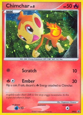 Chimchar, Diamond and Pearl Promos