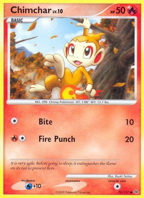 Chimchar, Platinum