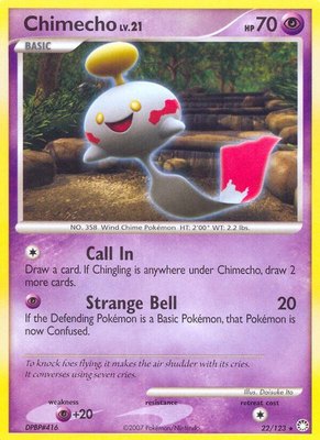 Chimecho, Mysterious Treasures