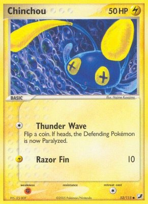 Chinchou, EX Unseen Forces