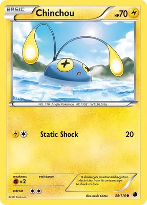 Chinchou, Plasma Freeze