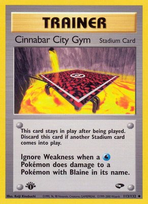 Cinnabar City Gym, Gym Challenge