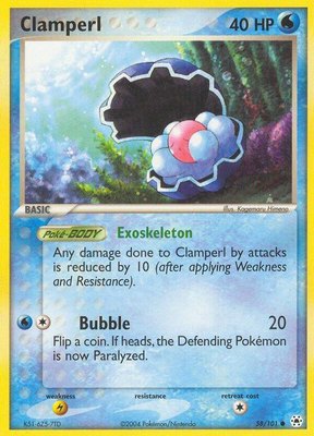 Clamperl, EX Hidden Legends