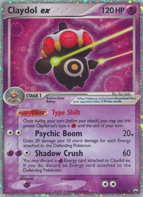 Claydol ex, EX Power Keepers