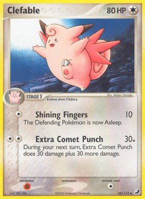 Clefable, EX Unseen Forces