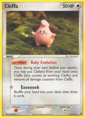 Cleffa, EX Unseen Forces