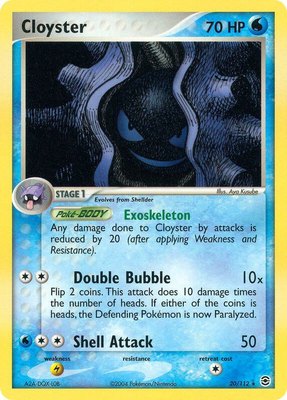 Cloyster, EX FireRed & LeafGreen