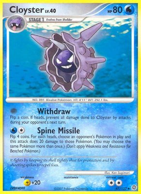 Cloyster, Secret Wonders