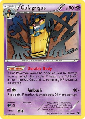 Cofagrigus (47), Noble Victories