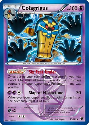 Cofagrigus (Team Plasma) (56), Plasma Freeze