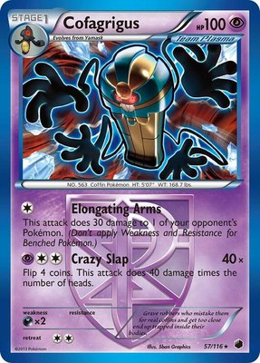 Cofagrigus (Team Plasma) (57), Plasma Freeze