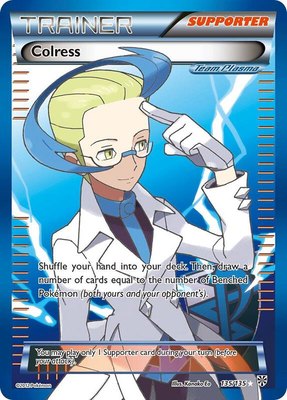 Colress (Team Plasma) (135 Full Art), Plasma Storm