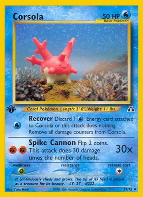 Corsola, Neo Discovery