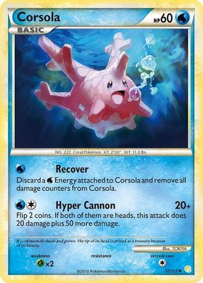 Corsola, HeartGold SoulSilver