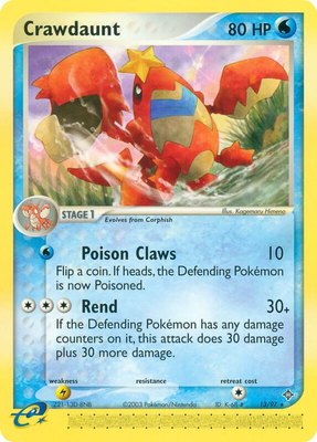 Crawdaunt, EX Dragon