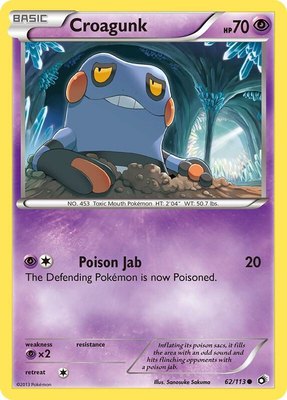 Croagunk, Legendary Treasures