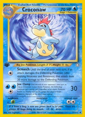 Croconaw (31), Neo Genesis