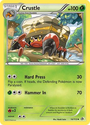 Crustle, Legendary Treasures
