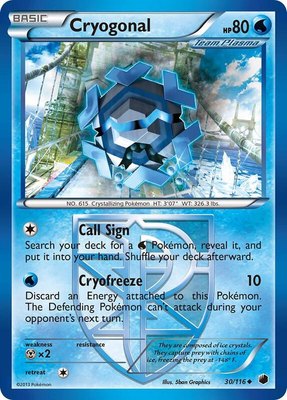 Cryogonal (Team Plasma), Plasma Freeze
