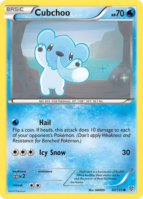 Cubchoo, Plasma Storm