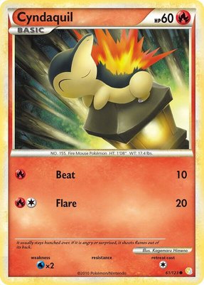 Cyndaquil, HeartGold SoulSilver