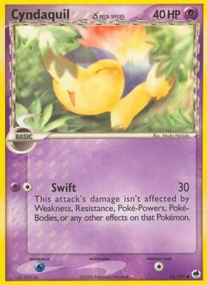 Cyndaquil (Delta Species), EX Dragon Frontiers