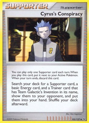 Cyrus's Conspiracy, Platinum