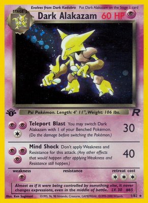 Dark Alakazam (1), Team Rocket