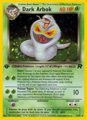 Dark Arbok (2), Team Rocket