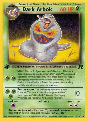 Dark Arbok (19), Team Rocket