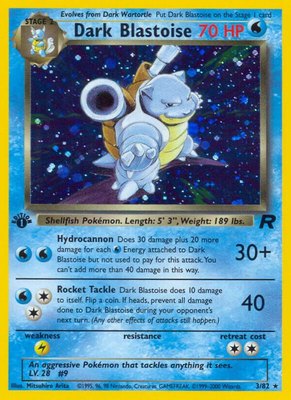 Dark Blastoise (3), Team Rocket
