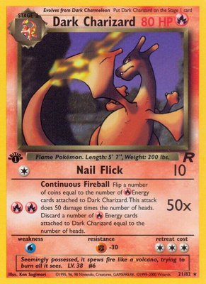 Dark Charizard (21), Team Rocket