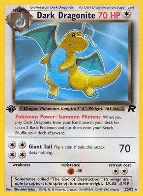 Dark Dragonite (22), Team Rocket