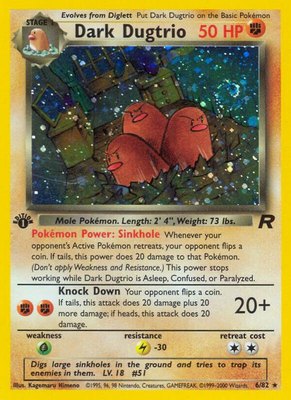 Dark Dugtrio (6), Team Rocket
