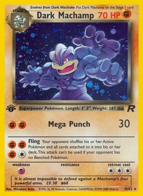 Dark Machamp (10), Team Rocket
