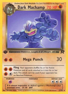 Dark Machamp (27), Team Rocket