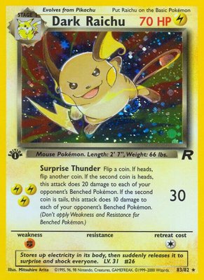Dark Raichu, Team Rocket