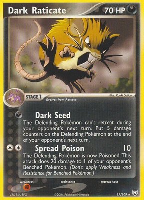 Dark Raticate, EX Team Rocket Returns