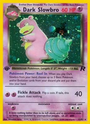 Dark Slowbro (12), Team Rocket